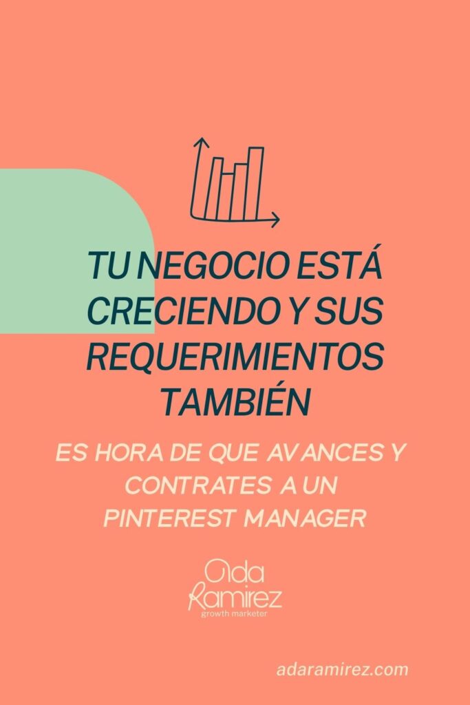 Tu negocio esta creciendo es momento de avanzar y contratar los servicios de un Pinterest Manager