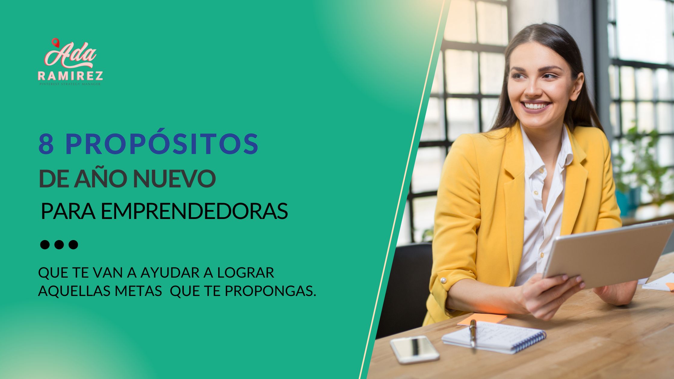 8 Propositos de año nuevo para emprendedoras