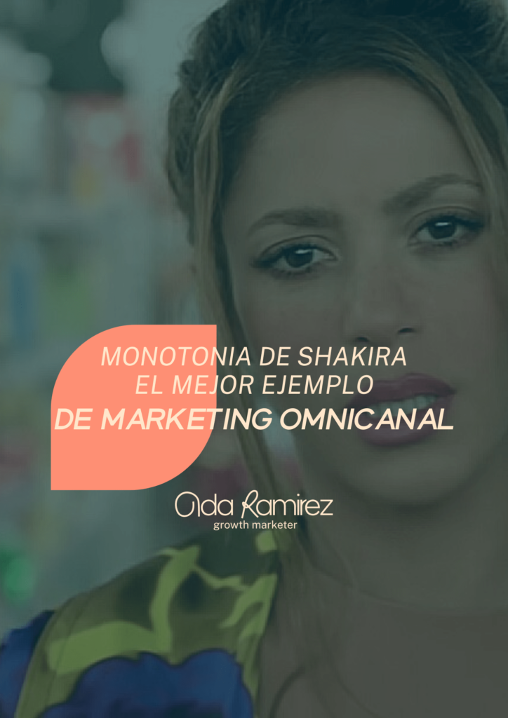 Monotonía de Shakira y cómo aplicar el marketing omnicanal 4 Portadas Blog (Documento (A4)) (50) min