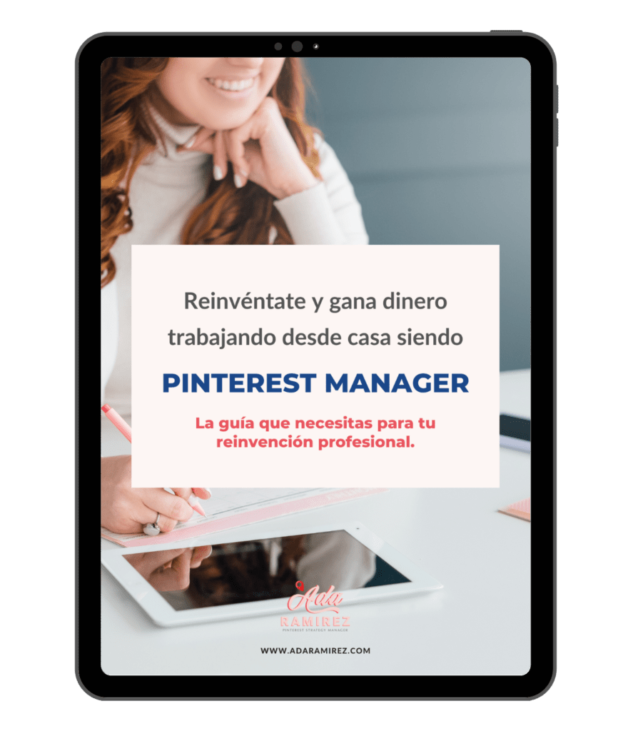 guia para convertirse en Pinterest Manager