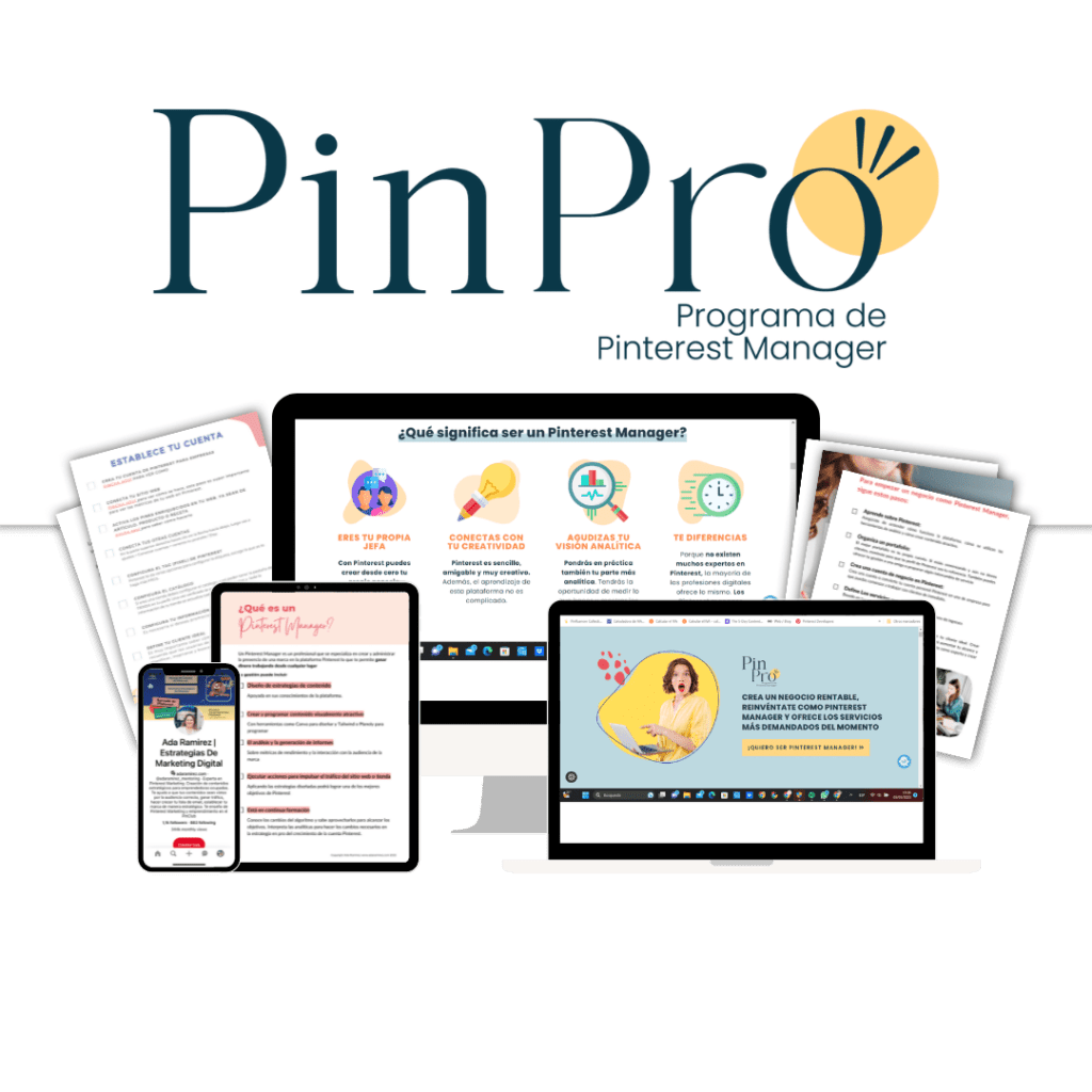 PinPro el curso pinterest manager