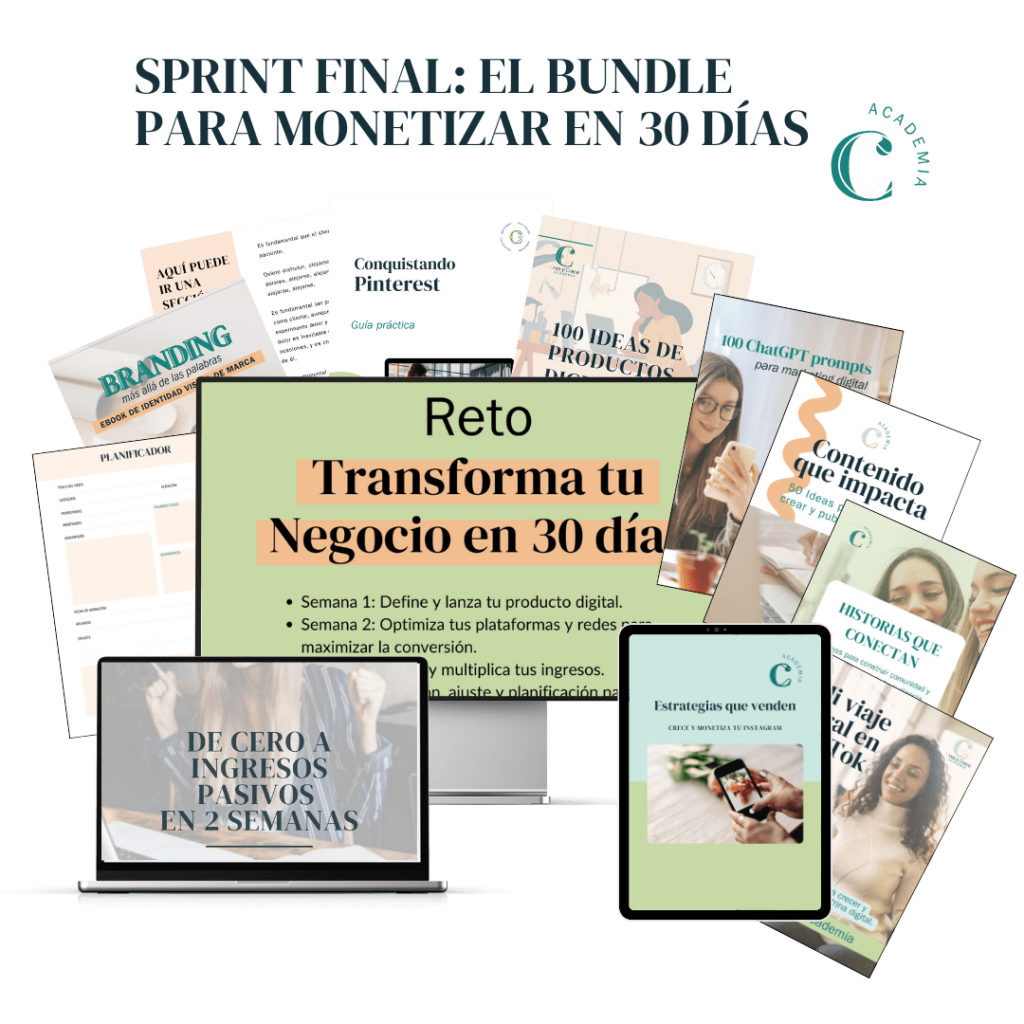 Monetiza y Transforma Tu Negocio en Solo 30 Días 1 Bundle monetiza tu negocio en 30 días
